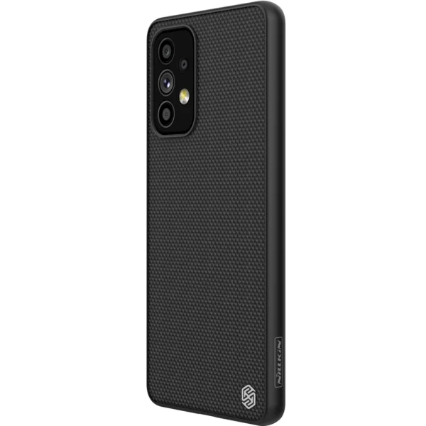 Nillkin Textured Case durable reinforced case with gel frame and nylon back for Samsung Galaxy A73 blackeng