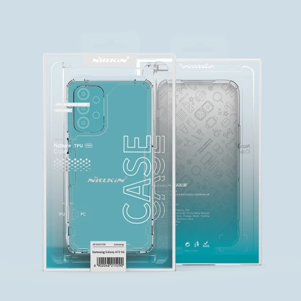 Nillkin Nature Pro case for Samsung Galaxy A73 armored cover transparent covereng