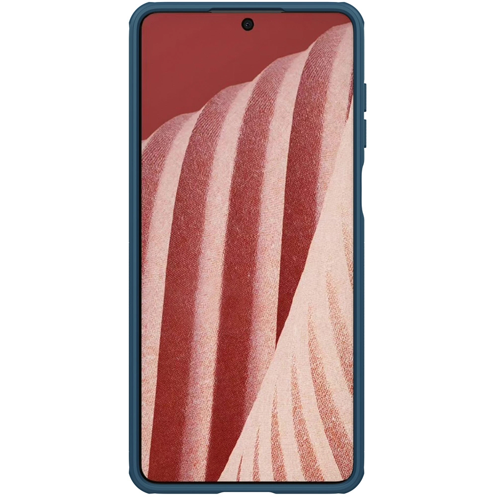 Nillkin Super Frosted Shield Pro durable case cover for Samsung Galaxy A73 blueeng