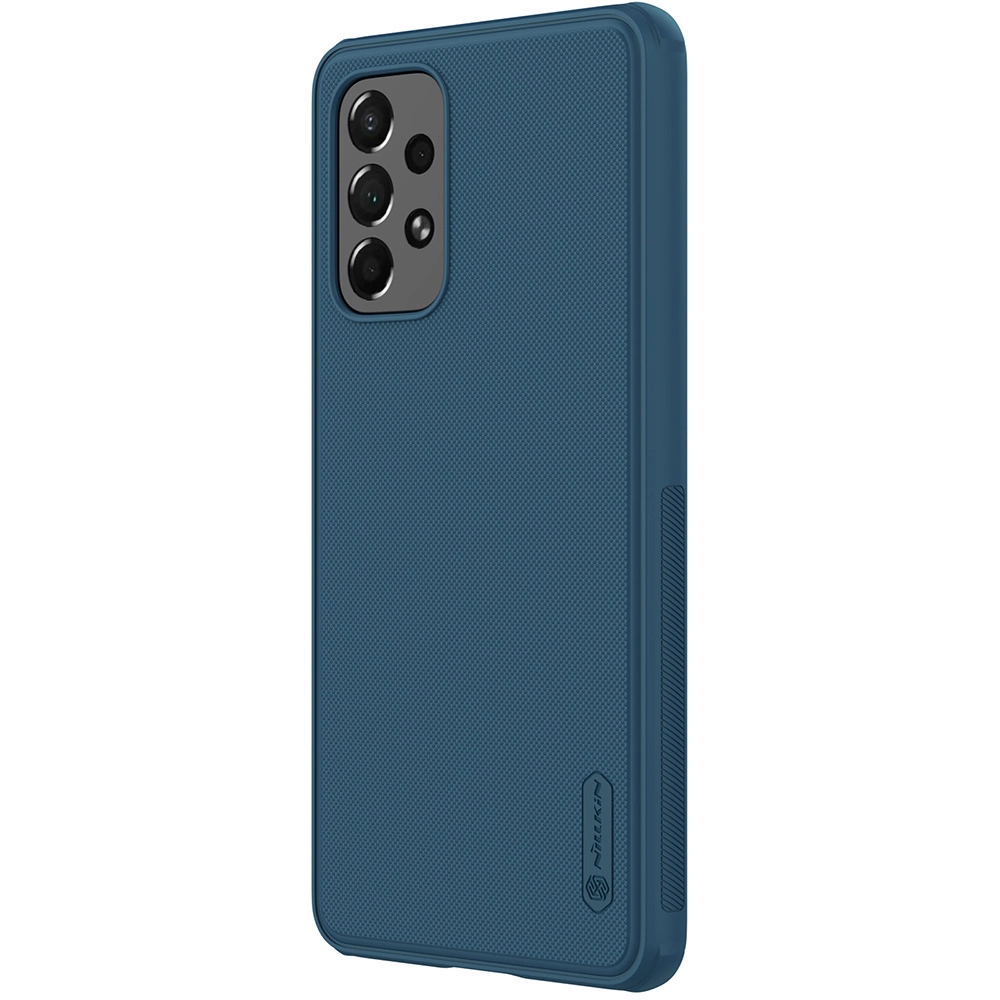 Nillkin Super Frosted Shield Pro durable case cover for Samsung Galaxy A73 blueeng