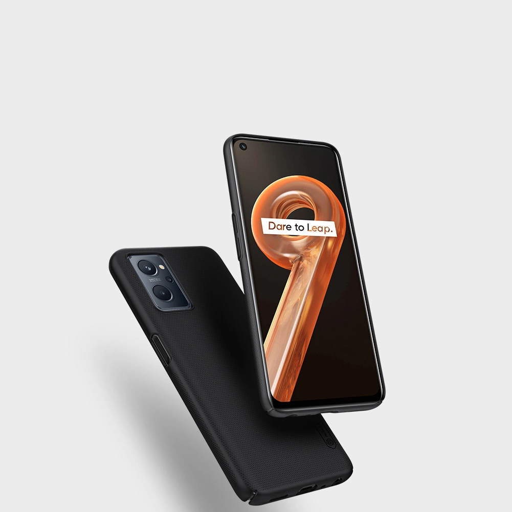 Nillkin Super Frosted Shield reinforced case cover for Realme 9i blackeng