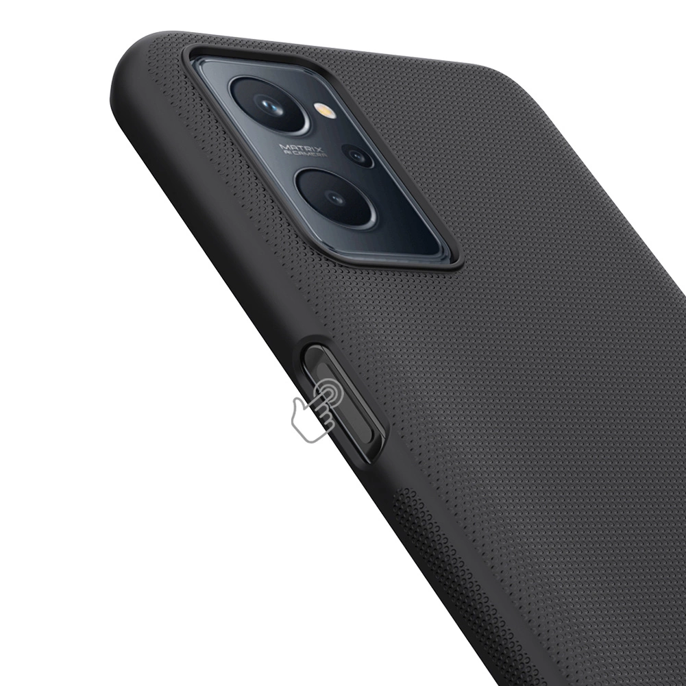 Nillkin Super Frosted Shield reinforced case cover for Realme 9i blackeng