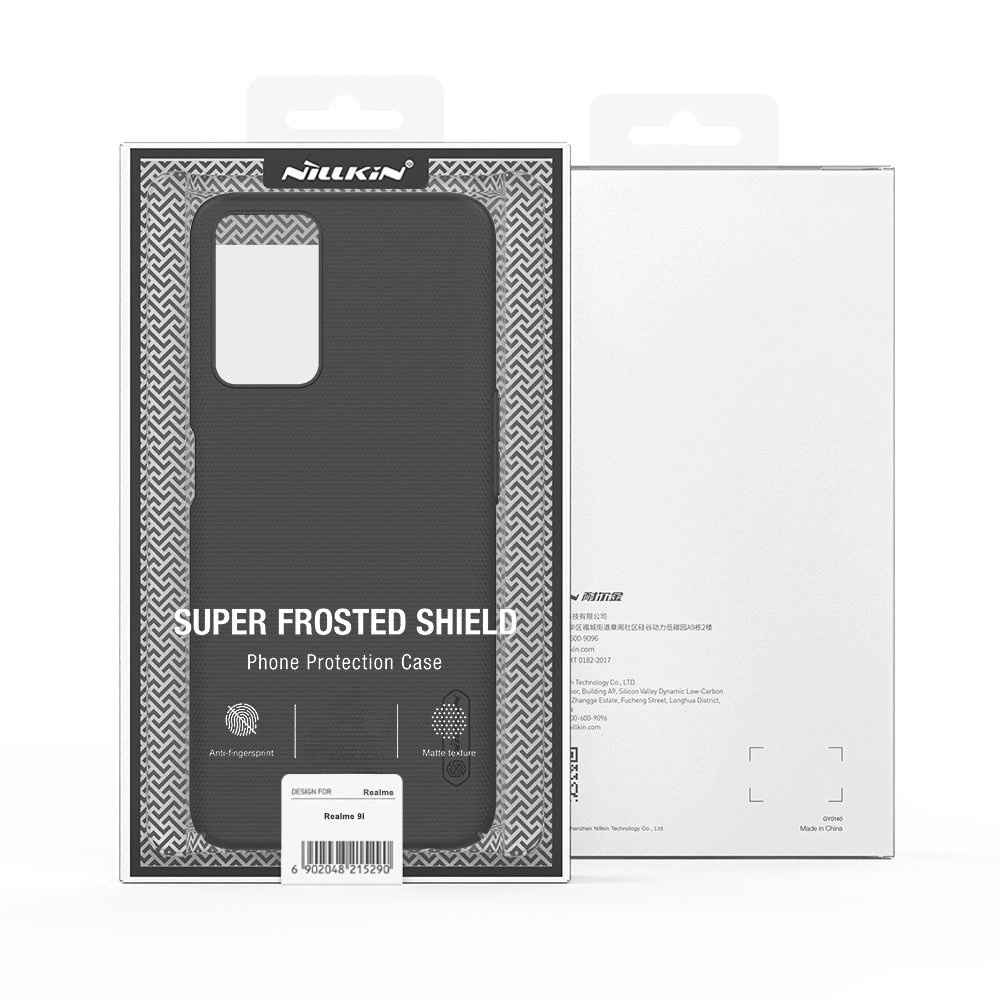 Nillkin Super Frosted Shield reinforced case cover for Realme 9i blackeng