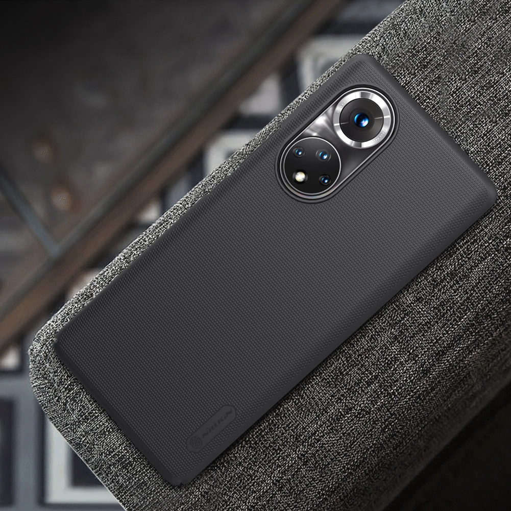 Nillkin Super Frosted Shield reinforced case cover for Honor 50 Pro blackeng