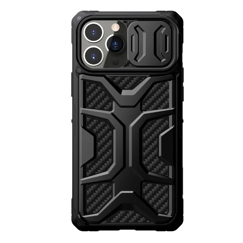 Nillkin Adventruer Case Case for iPhone 13 Pro Armored Cover with Camera Protector Blackeng
