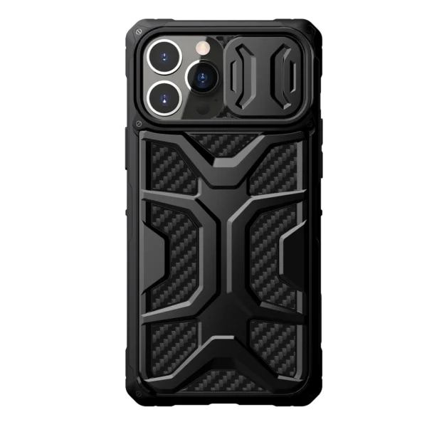 Nillkin Adventruer Case Case for iPhone 13 Pro Armored Cover with Camera Protector Blackeng