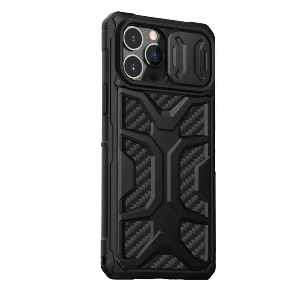 Nillkin Adventruer Case Case for iPhone 13 Pro Armored Cover with Camera Protector Blackeng