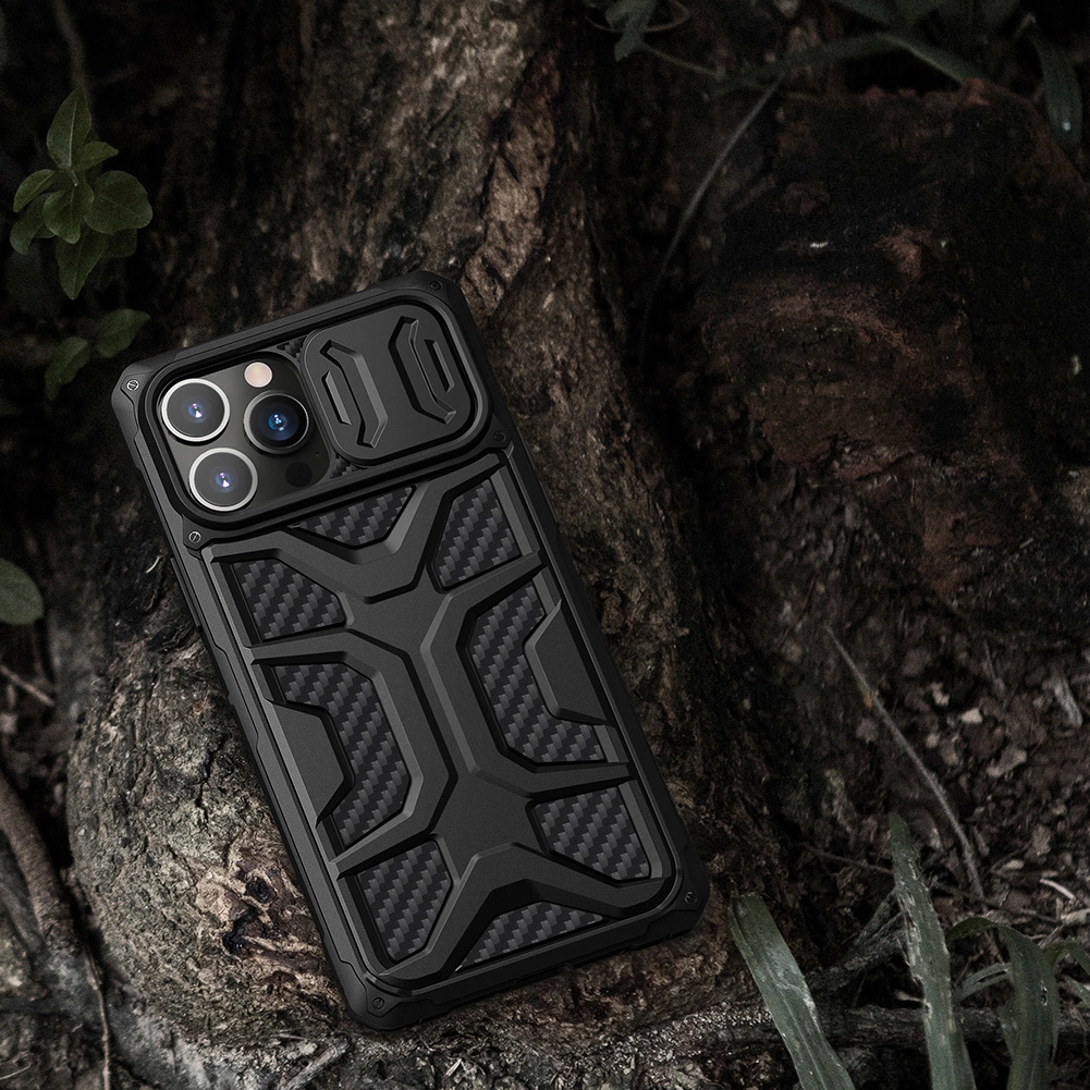 Nillkin Adventruer Case Case for iPhone 13 Pro Armored Cover with Camera Protector Blackeng