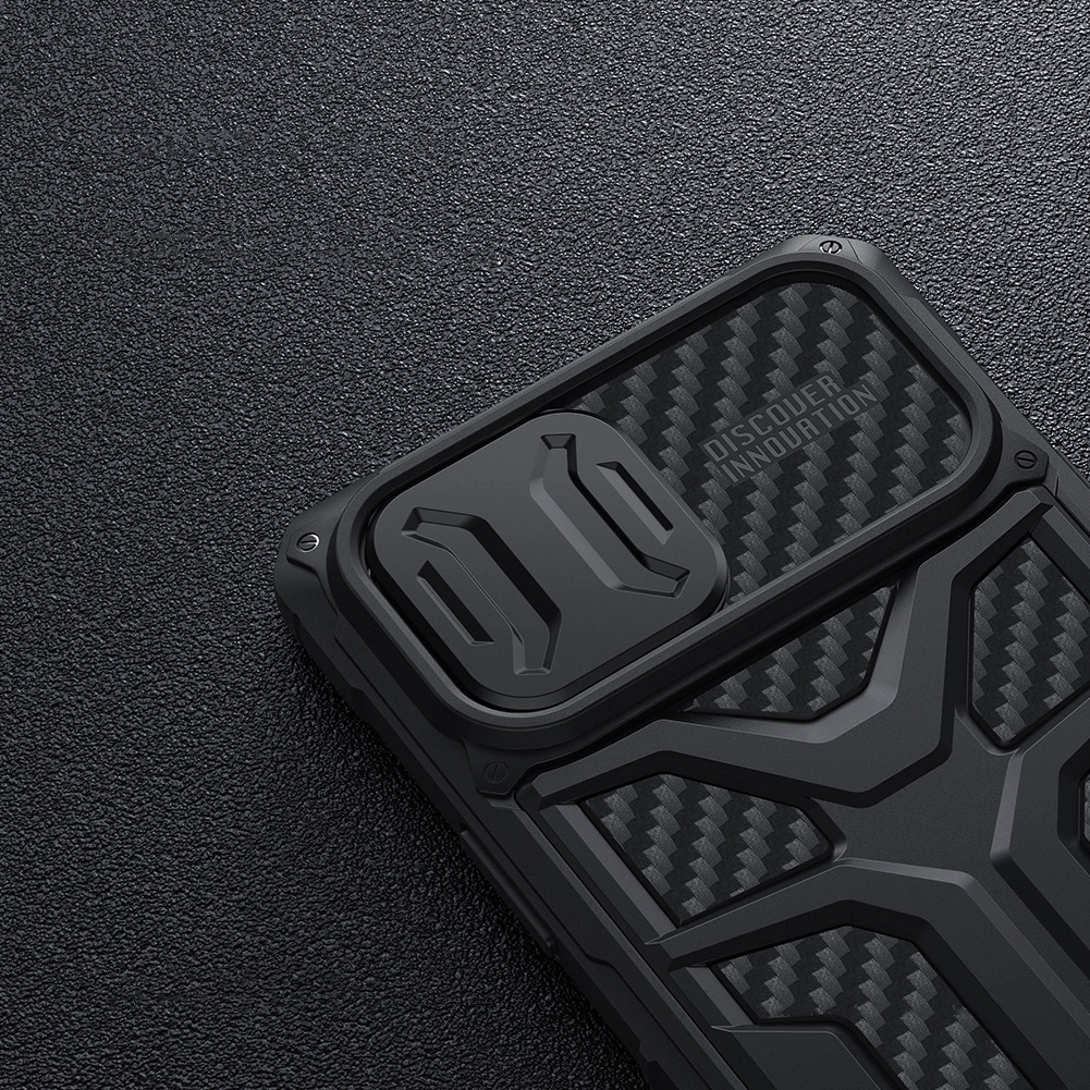 Nillkin Adventruer Case Case for iPhone 13 Pro Armored Cover with Camera Protector Blackeng