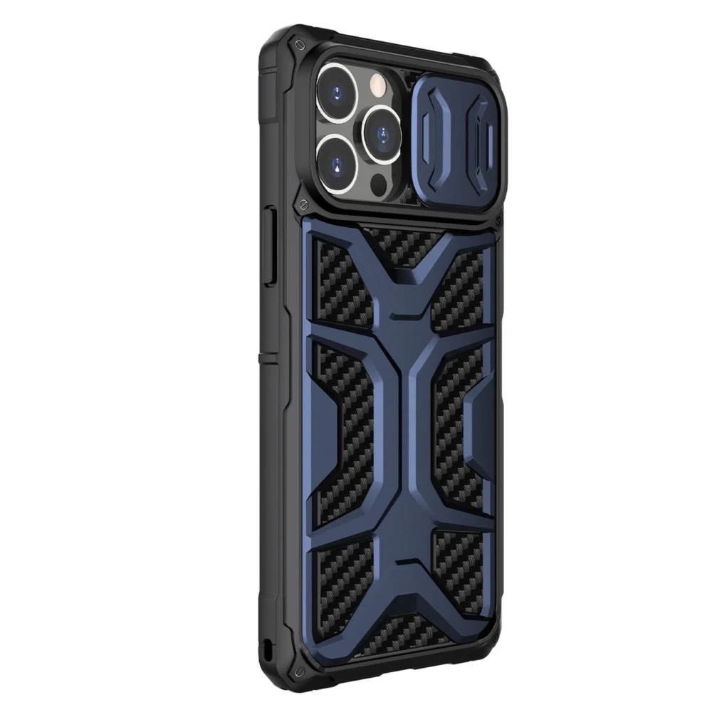Nillkin Adventruer Case case for iPhone 13 Pro armored cover with camera cover blueeng