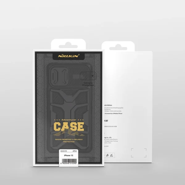 Nillkin Adventruer Case Case for iPhone 13 Pro Max Armored Cover with Camera Protector Blueeng