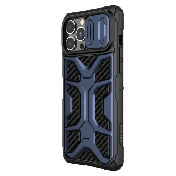 Nillkin Adventruer Case Case for iPhone 13 Pro Max Armored Cover with Camera Protector Blueeng