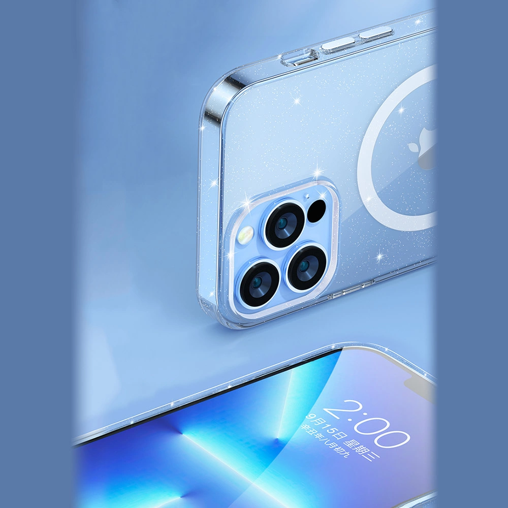 Kingxbar PQY Elegant Series Magnetic Case for iPhone 13 Pro Housing Cover White (MagSafe Compatible)eng