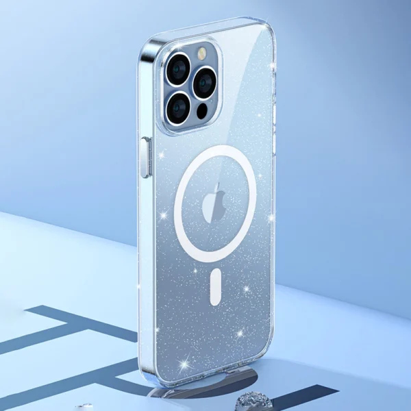 Kingxbar PQY Elegant Series Magnetic Case for iPhone 13 Pro Housing Cover White (MagSafe Compatible)eng