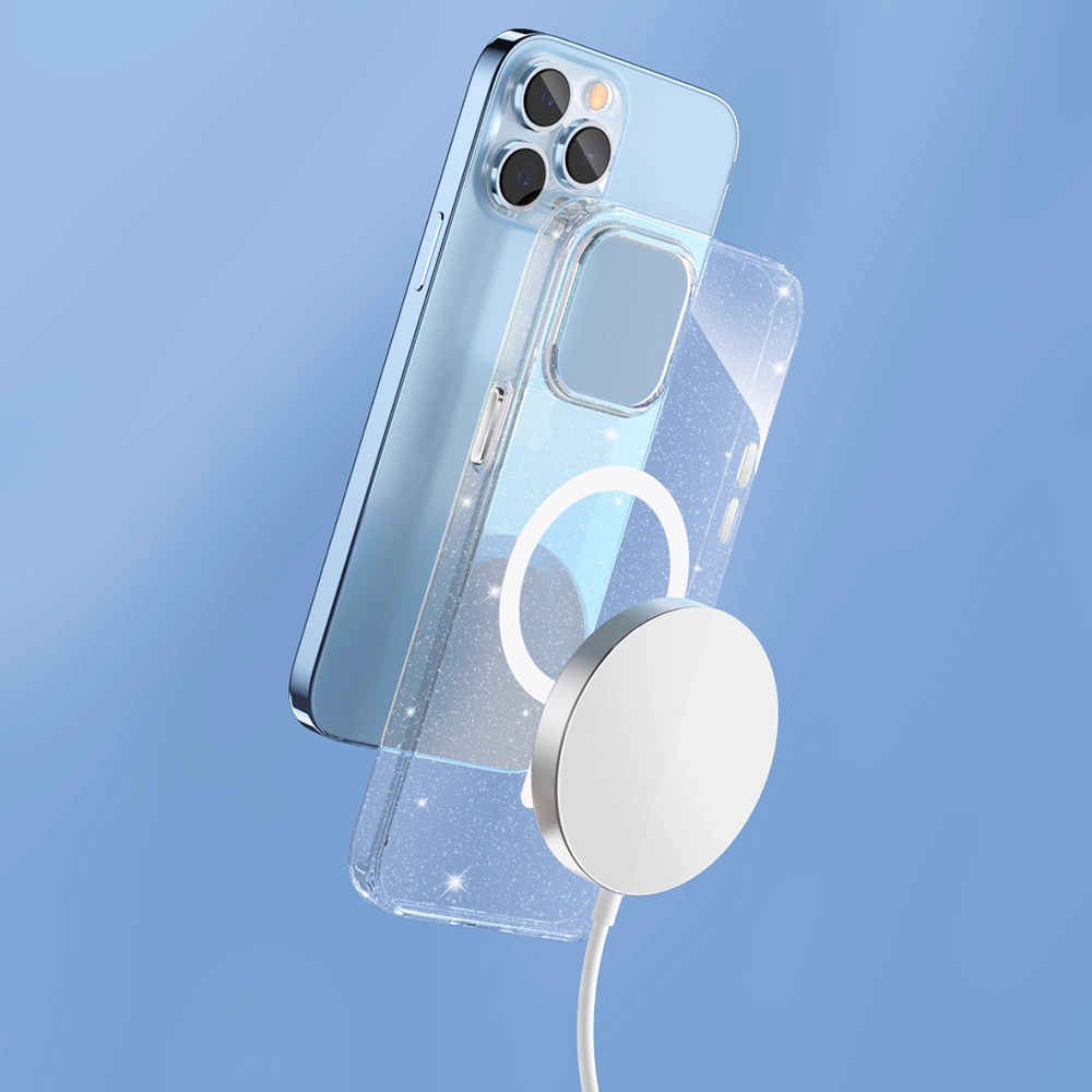 Kingxbar PQY Elegant Series Magnetic Case for iPhone 13 Pro Housing Cover White (MagSafe Compatible)eng