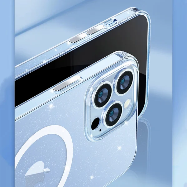 Kingxbar PQY Elegant Series Magnetic Case for iPhone 13 Pro Housing Cover White (MagSafe Compatible)eng