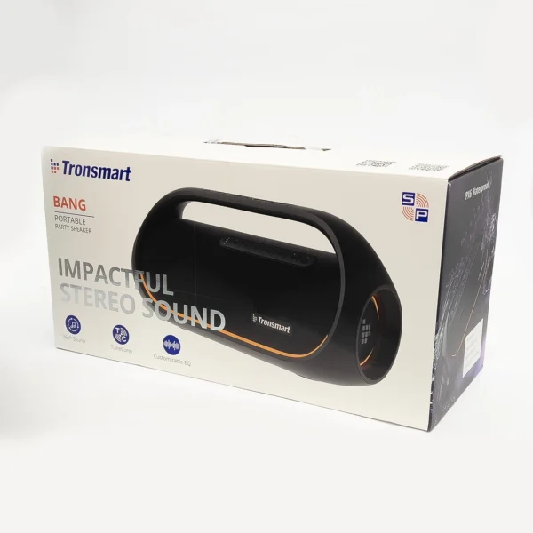 Tronsmart Bang Waterproof Wireless Bluetooth Speaker 60W with Powerbank Function Black (723928)eng