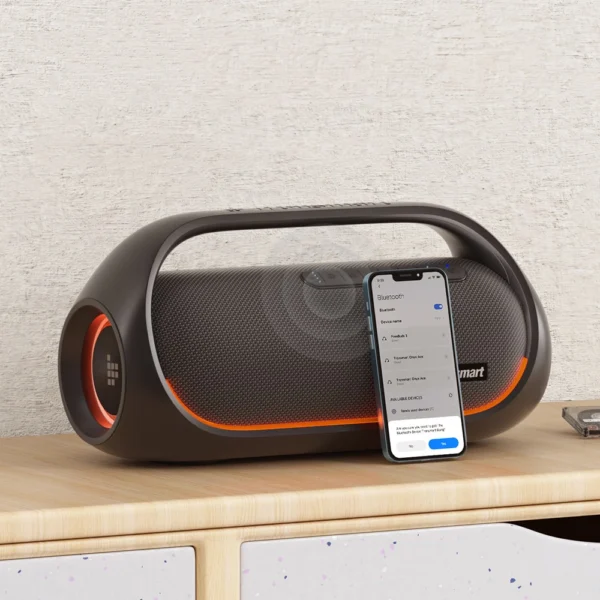 Tronsmart Bang Waterproof Wireless Bluetooth Speaker 60W with Powerbank Function Black (723928)eng
