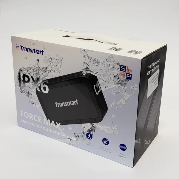 Tronsmart Force Max Wireless Bluetooth Speaker 80W with Powerbank Function Black (746328)eng