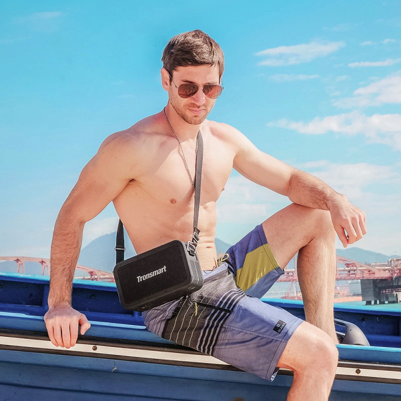 Tronsmart Force Max Wireless Bluetooth Speaker 80W with Powerbank Function Black (746328)eng