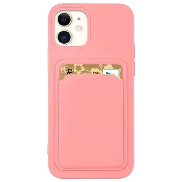 Card Case Silicone Cover Wallet with Card Slot Documents for Xiaomi Redmi Note 11 Pro+ 5G / 11 Pro (China) Pinkeng