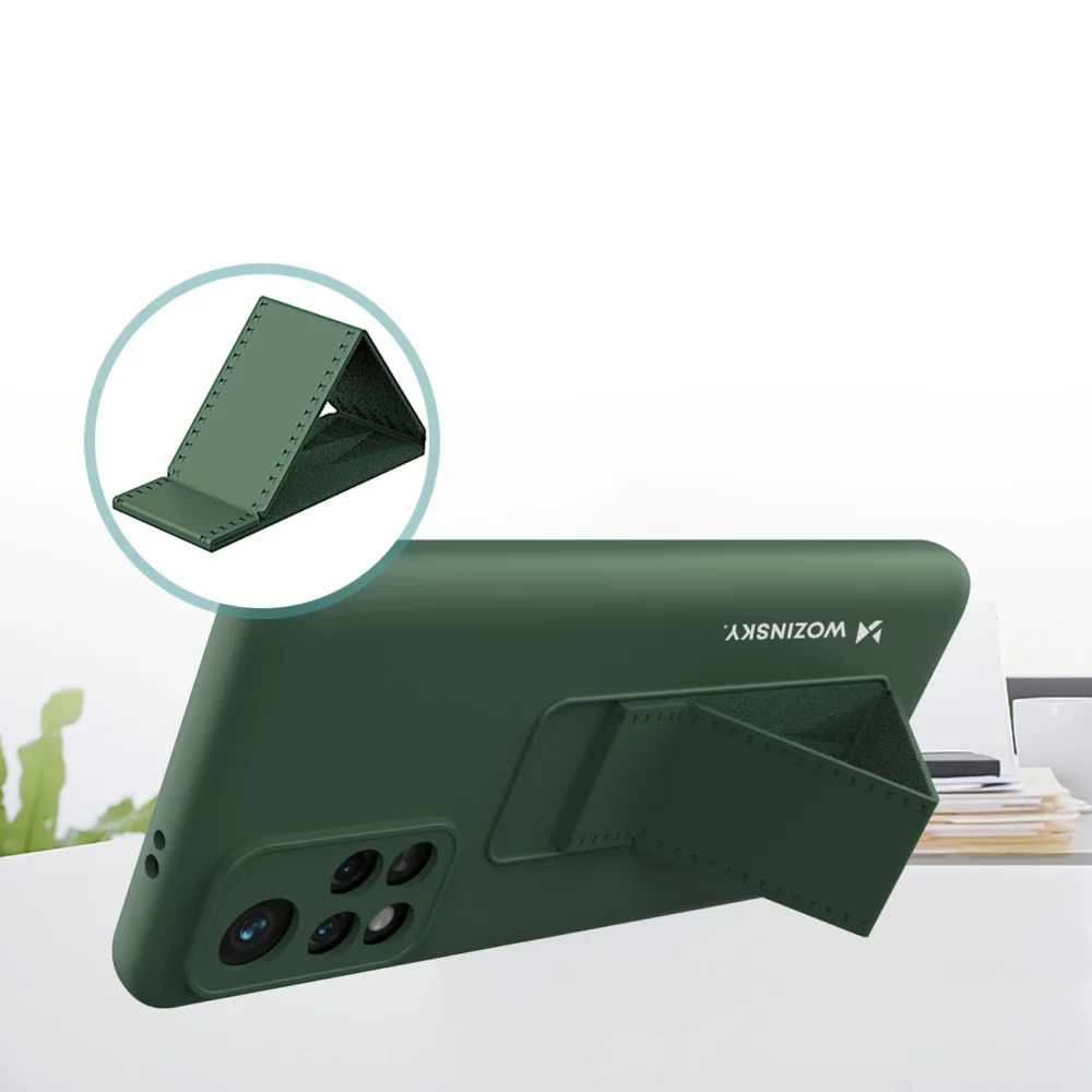 Wozinsky Kickstand Case Silicone Stand Cover for Xiaomi Redmi Note 11S / Note 11 redeng