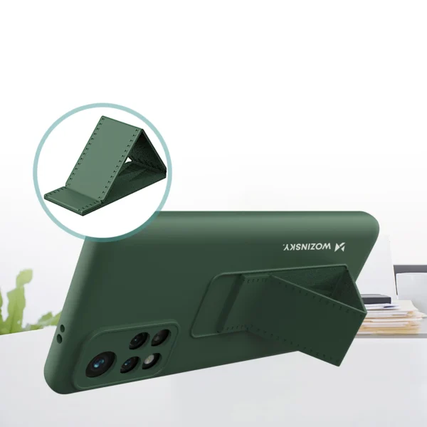 Wozinsky Kickstand Case Silicone Stand Cover for Xiaomi Redmi Note 11S / Note 11 redeng