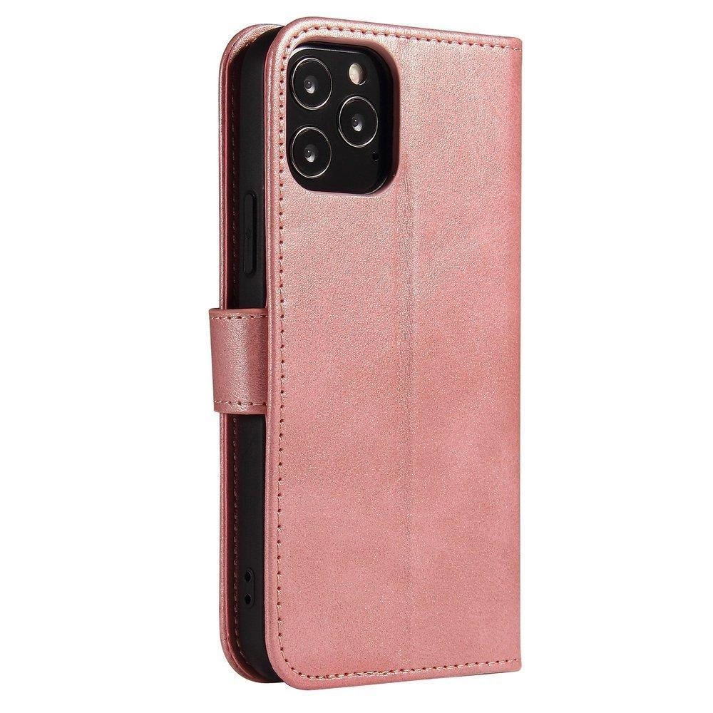Magnet Case Elegant case cover flip cover with stand function for Xiaomi Redmi Note 11S / Note 11 pinkeng