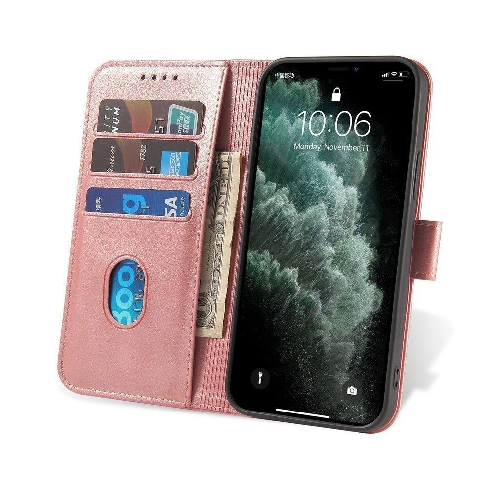 Magnet Case Elegant case cover flip cover with stand function for Xiaomi Redmi Note 11S / Note 11 pinkeng