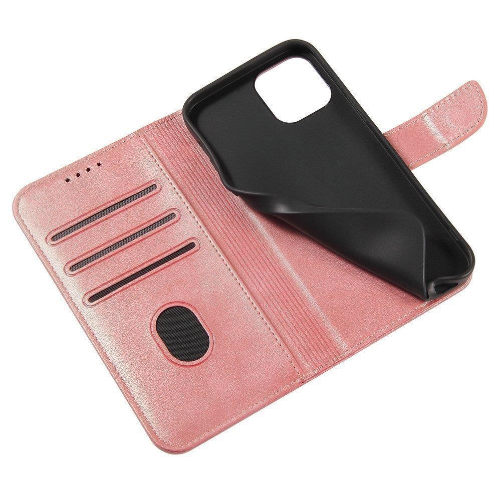Magnet Case Elegant case cover flip cover with stand function for Xiaomi Redmi Note 11S / Note 11 pinkeng