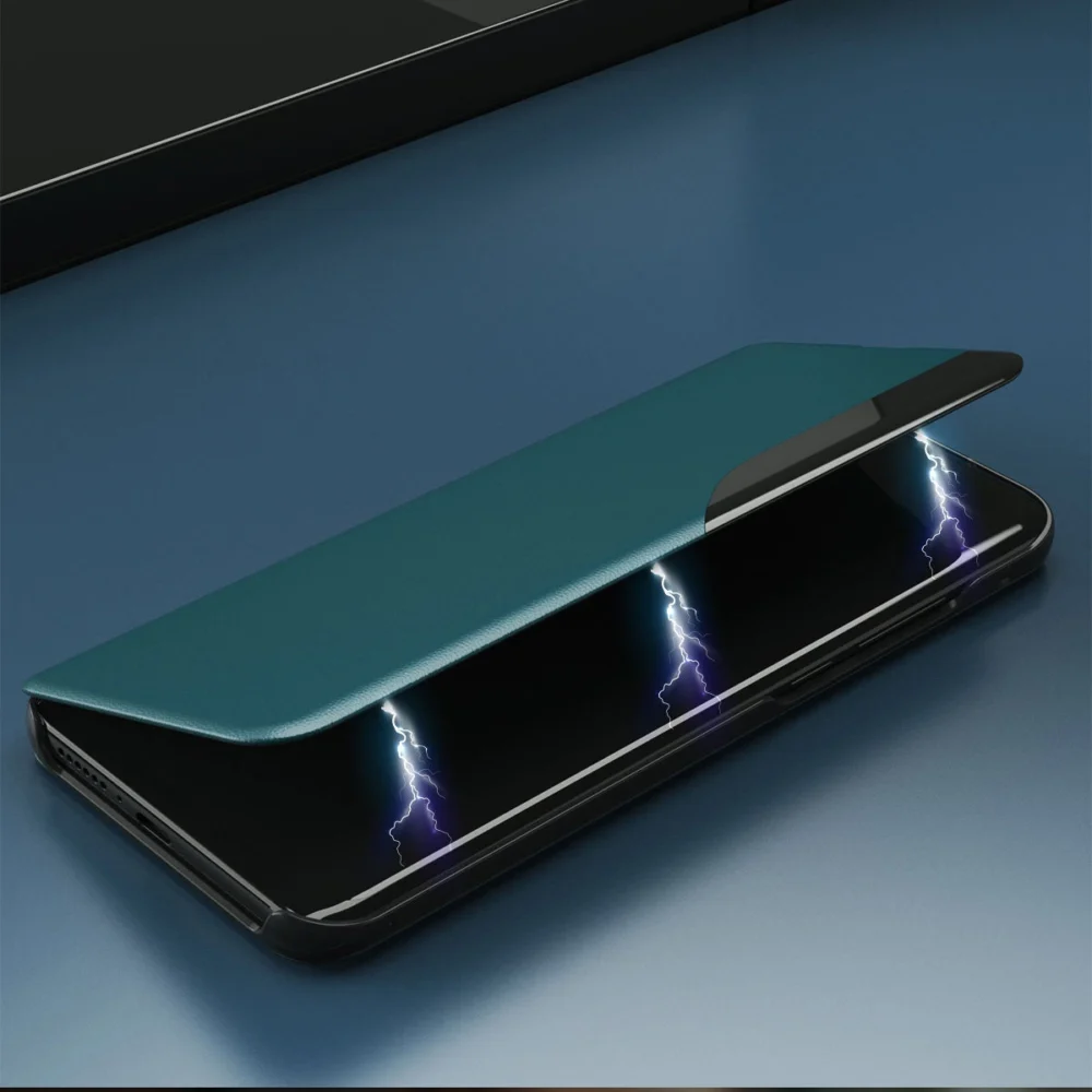 Eco Leather View Case Elegant Flip Cover Stand Function Xiaomi Redmi Note 11 Pro + 5G / 11 Pro 5G / 11 Pro Blueeng