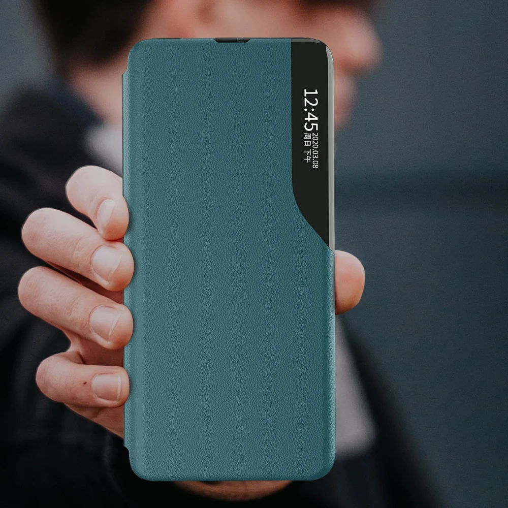 Eco Leather View Case Elegant Flip Cover Stand Function Xiaomi Redmi Note 11 Pro + 5G / 11 Pro 5G / 11 Pro Blueeng