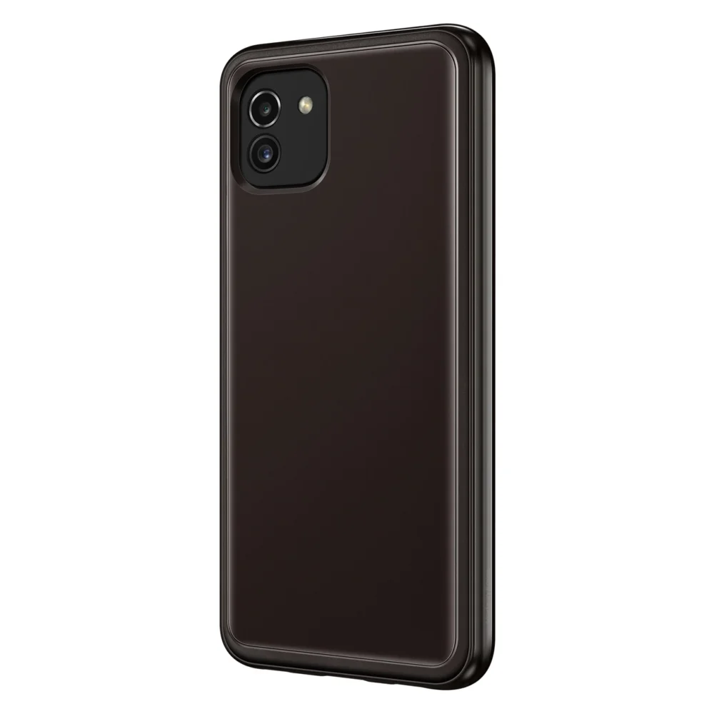 Samsung Soft Clear Cover for Samsung Galaxy A03 black (EF-QA036TBEGEU)eng