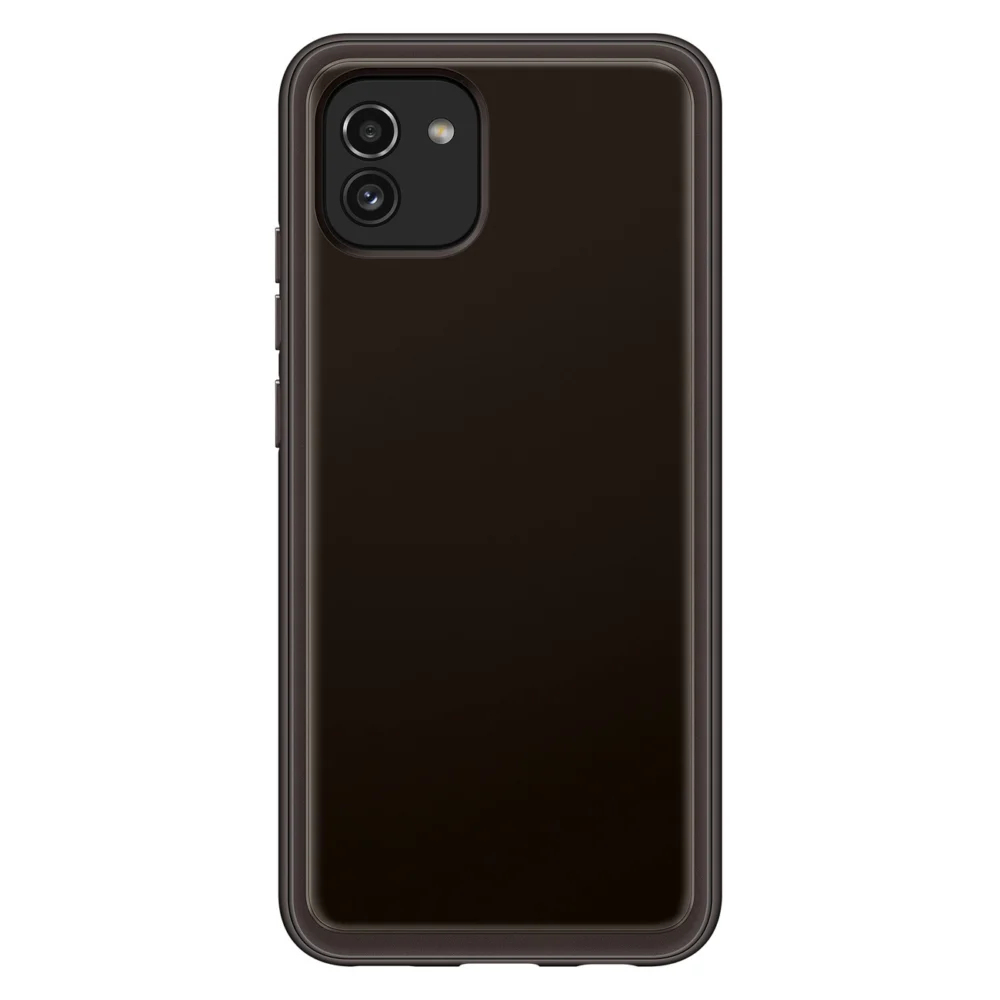 Samsung Soft Clear Cover for Samsung Galaxy A03 black (EF-QA036TBEGEU)eng