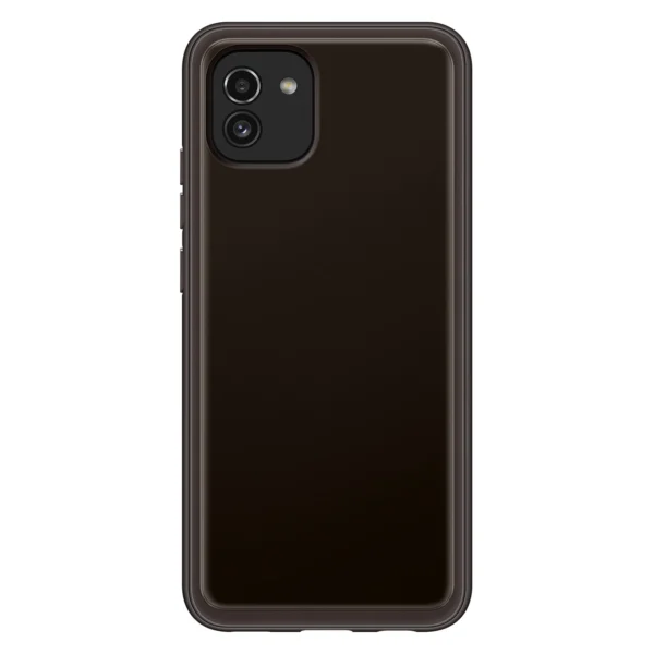 Samsung Soft Clear Cover for Samsung Galaxy A03 black (EF-QA036TBEGEU)eng