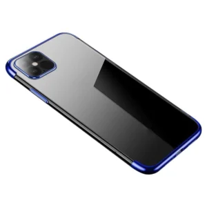 Clear Color case TPU gel cover with a metallic frame for Samsung Galaxy A13 5G blueeng
