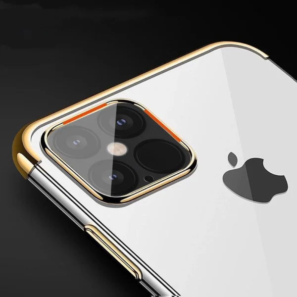 Clear Color case TPU gel cover with a metallic frame for Samsung Galaxy A13 5G redeng