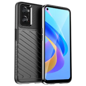 Thunder Case flexible armored cover for Oppo A76 / Oppo A36 / Realme 9i blackeng