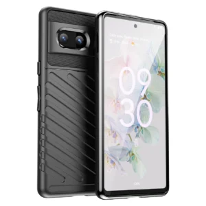 Thunder Case flexible armored cover for Google Pixel 7 blackeng