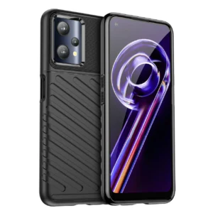 Thunder Case flexible armored cover Realme 9 Pro blackeng