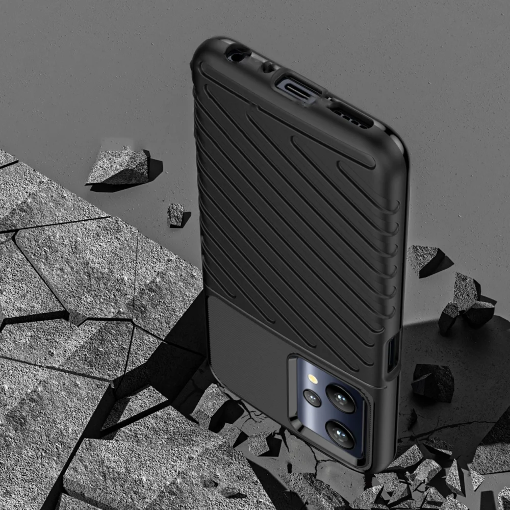 91582_7 Thunder Case flexible armored cover Realme 9 Pro blackeng
