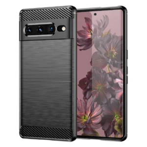 Carbon Case Flexible cover for Google Pixel 7 Pro blackeng
