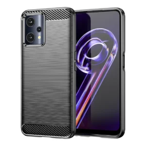 Carbon Case Flexible Cover Realme 9 Pro blackeng