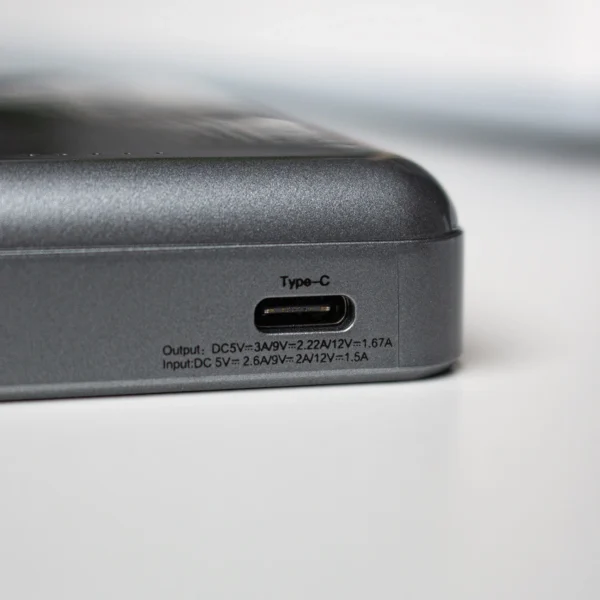 Dudao TGK1 power bank with MagSafe wireless charger 20W 10000mAh black (TGK1-black)eng