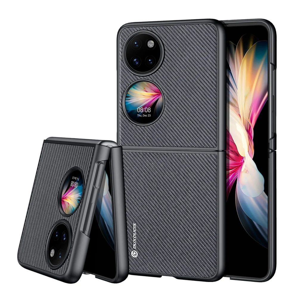 Dux Ducis Fino case is made of nylon material Huawei P50 Pocket blackeng