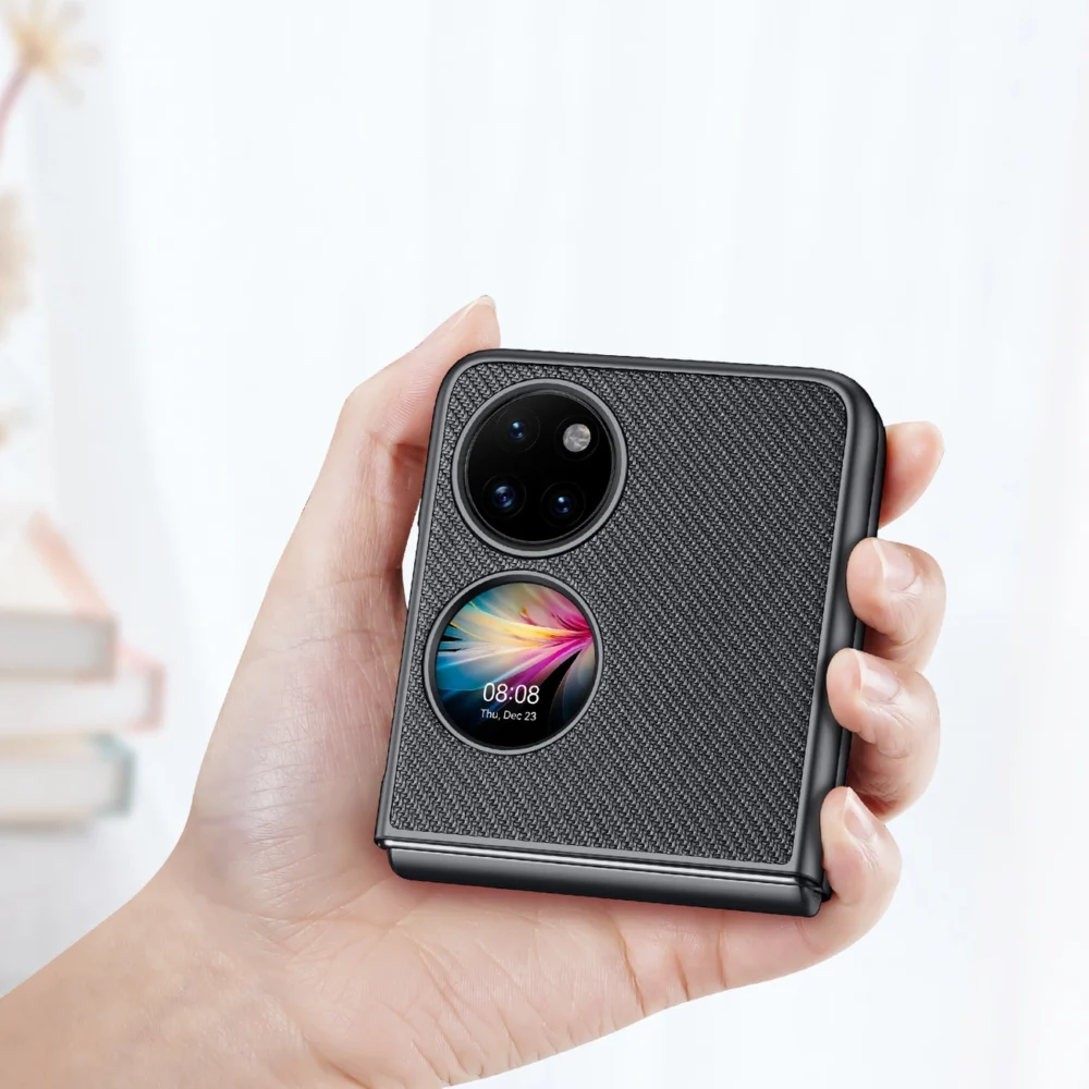 Dux Ducis Fino case is made of nylon material Huawei P50 Pocket blackeng