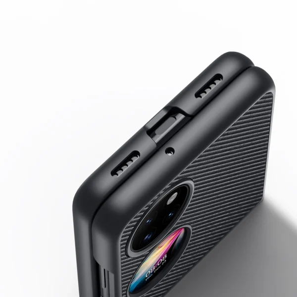 Dux Ducis Fino case is made of nylon material Huawei P50 Pocket blackeng