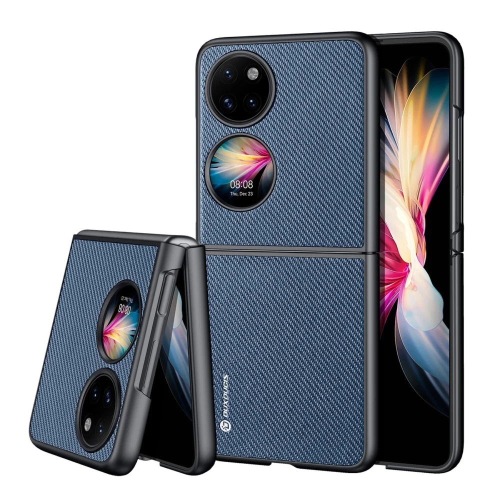 Dux Ducis Fino case is made of nylon material Huawei P50 Pocket blueeng