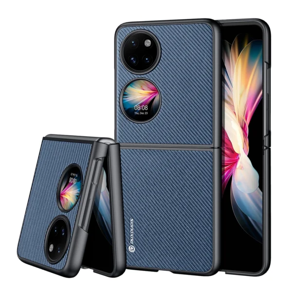 Dux Ducis Fino case is made of nylon material Huawei P50 Pocket blueeng