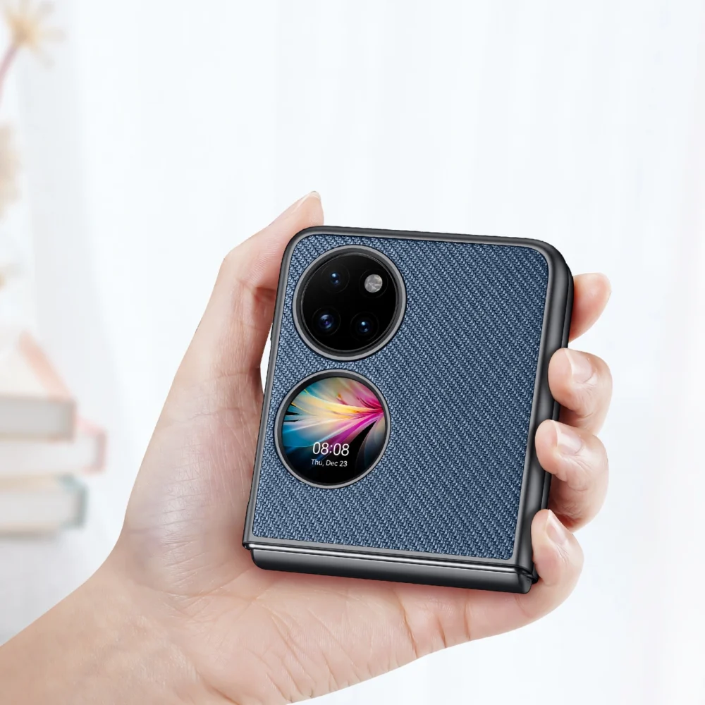 Dux Ducis Fino case is made of nylon material Huawei P50 Pocket blueeng